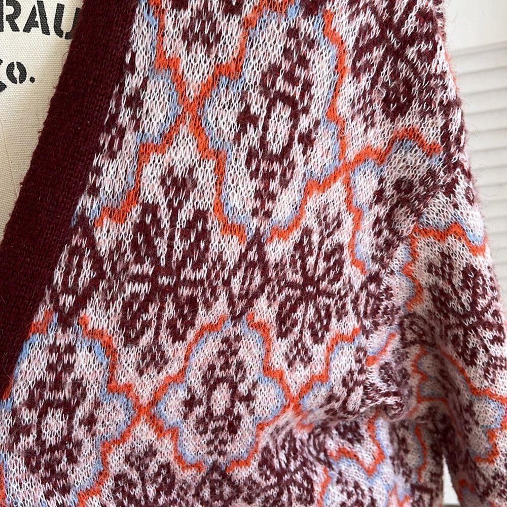 Topshop Patterned Cardigan - Picture 7 of 9